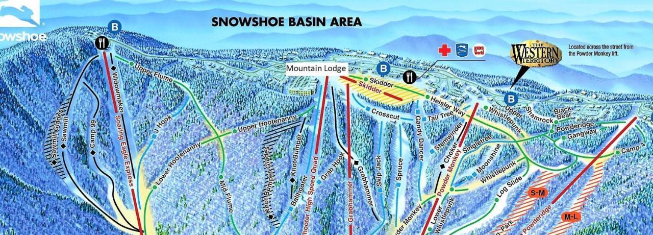 Stroll To Slopes, Village Area, Ski In-Out Mtlodge 304 Snowshoe Esterno foto